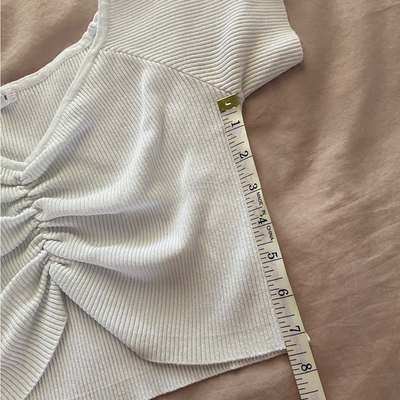 Garage White Crop Top - Picture 5 of 7